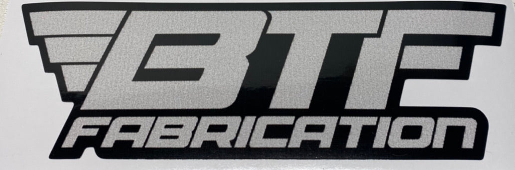 Small BTF Sticker (Black/Gray)